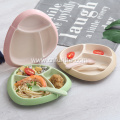 Bamboo Fiber Dinner Plates for Children